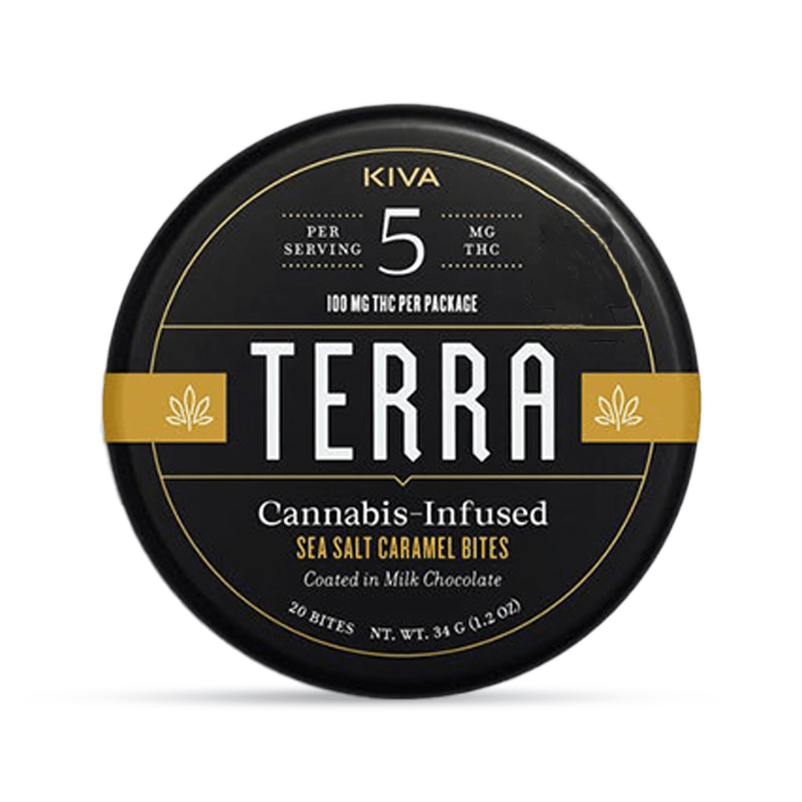 Sea Salt Caramel Milk Chocolate Terra Bites | 100mg