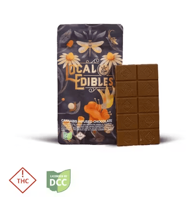 Local Edibles | Caramel Pretzel 10pc | 220mg Chocolate Bar