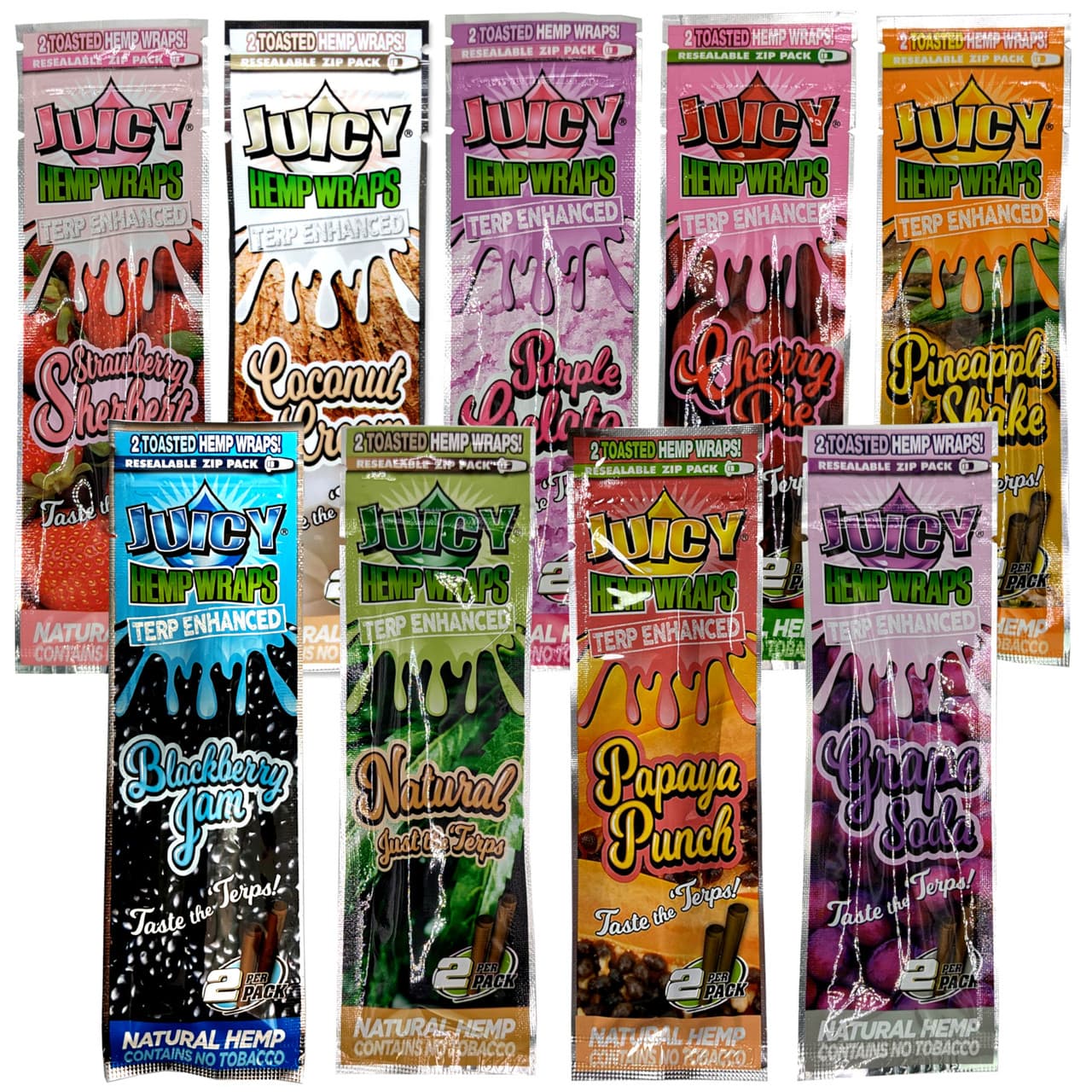 Jay Hemp Wrap Strawberry Sherbert