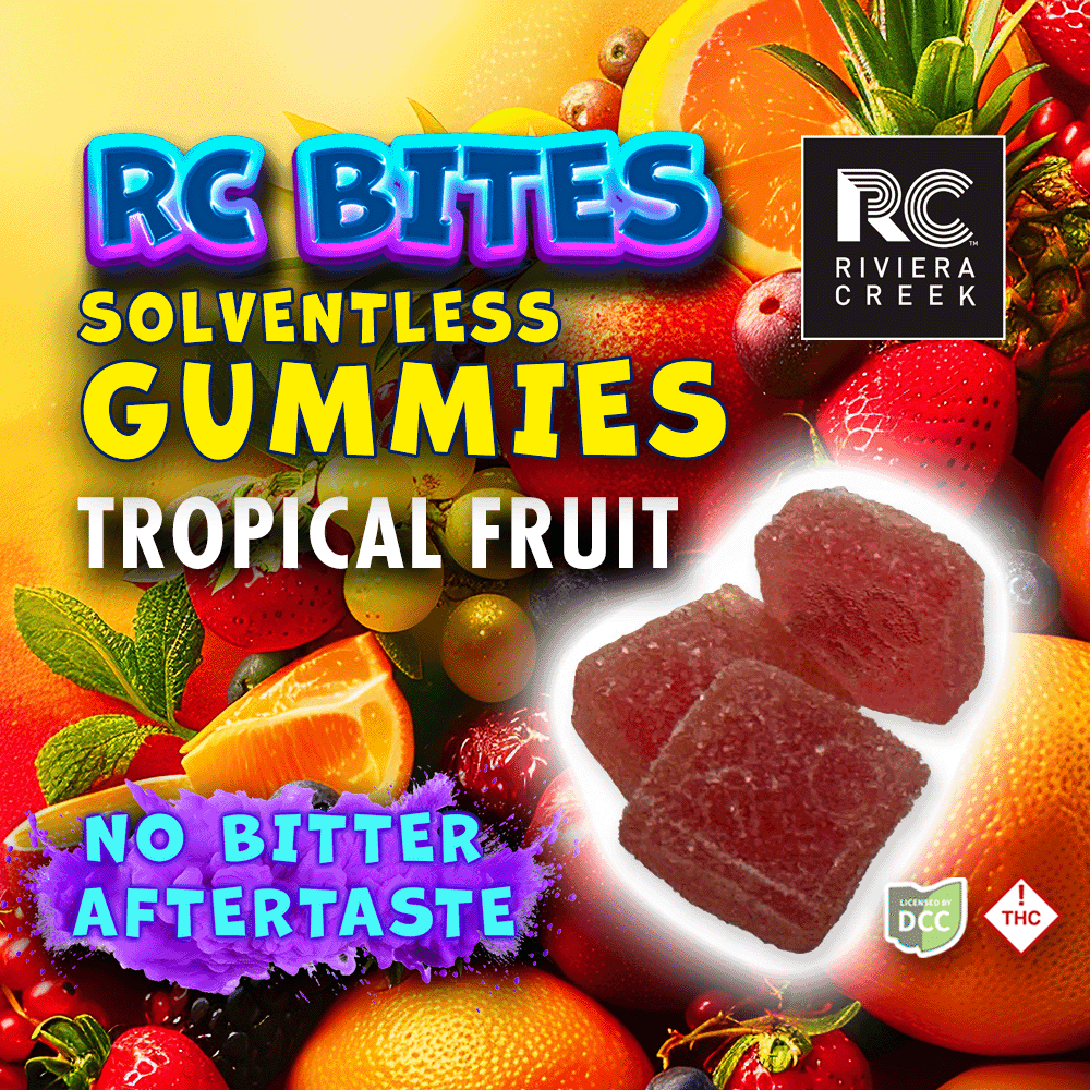 RC: Bites - Solventless Gummies - Tropical Fruit (30mg)