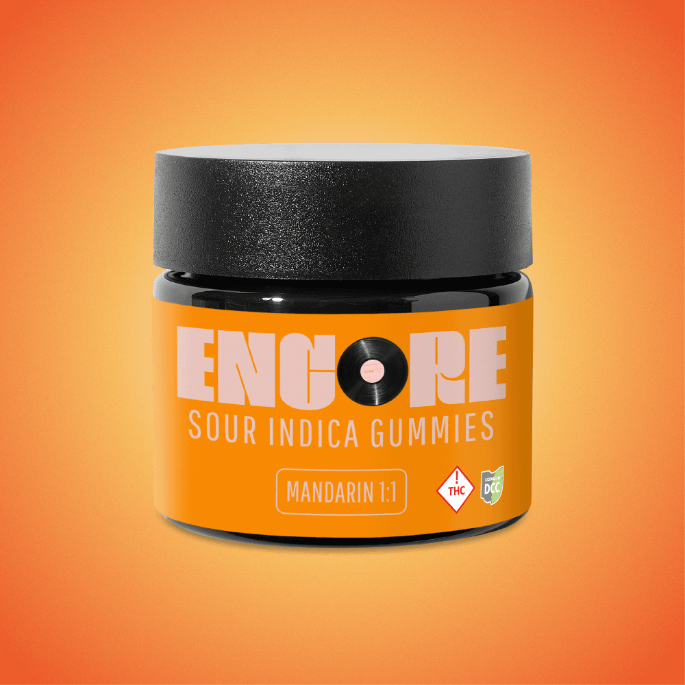 Sour Mandarin 1:1 CBD:THC Gummies [10pk] 110mg