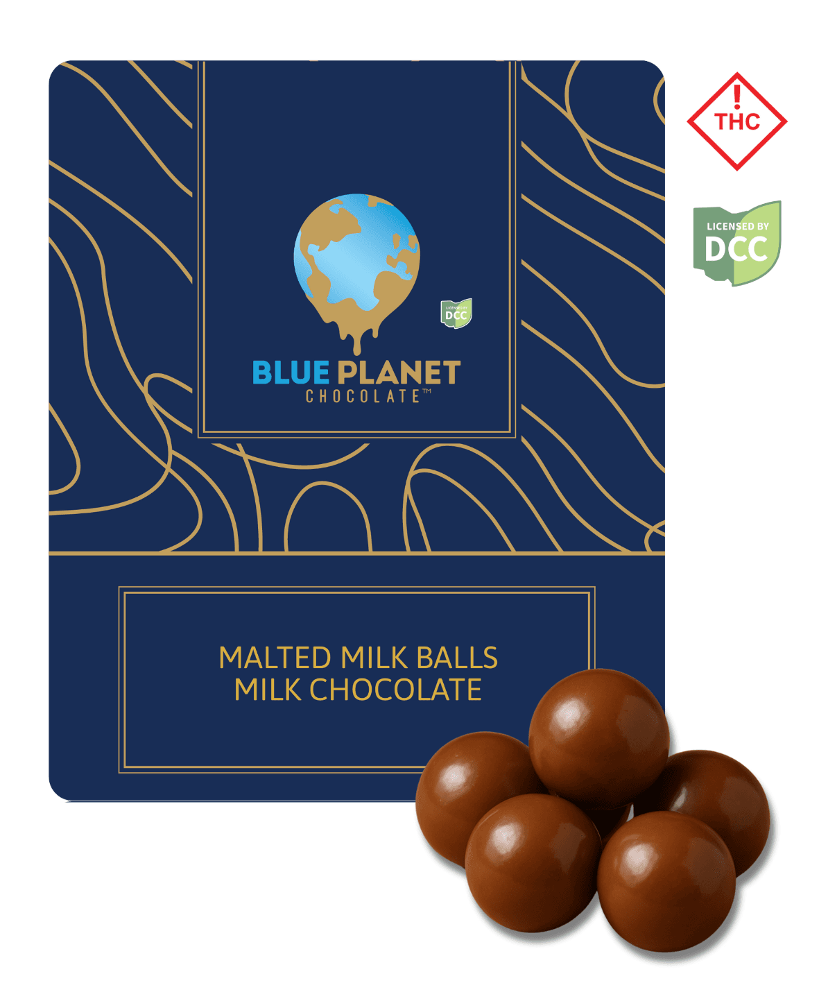 Malted Milk Chocolate Balls | 10Pk | [100mg]
