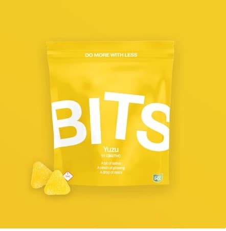 Bits | Yuzu 1:1 THC:CBG 20pc | 110mg Gummies