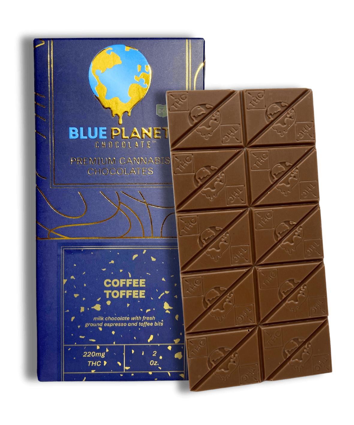 Coffee Toffee Chocolate Bar 550mg