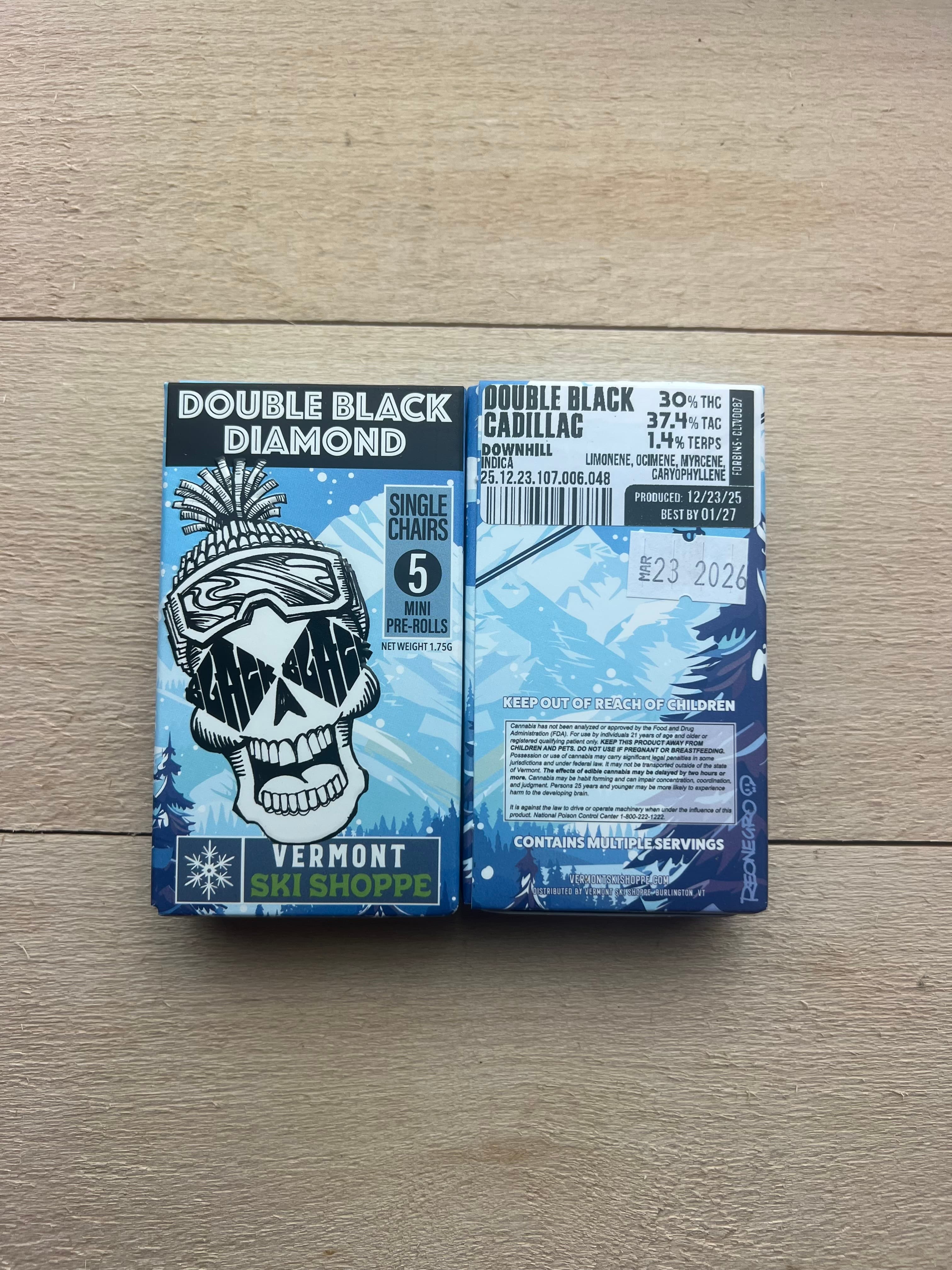 Chairs Double Black Cadillac 5pck