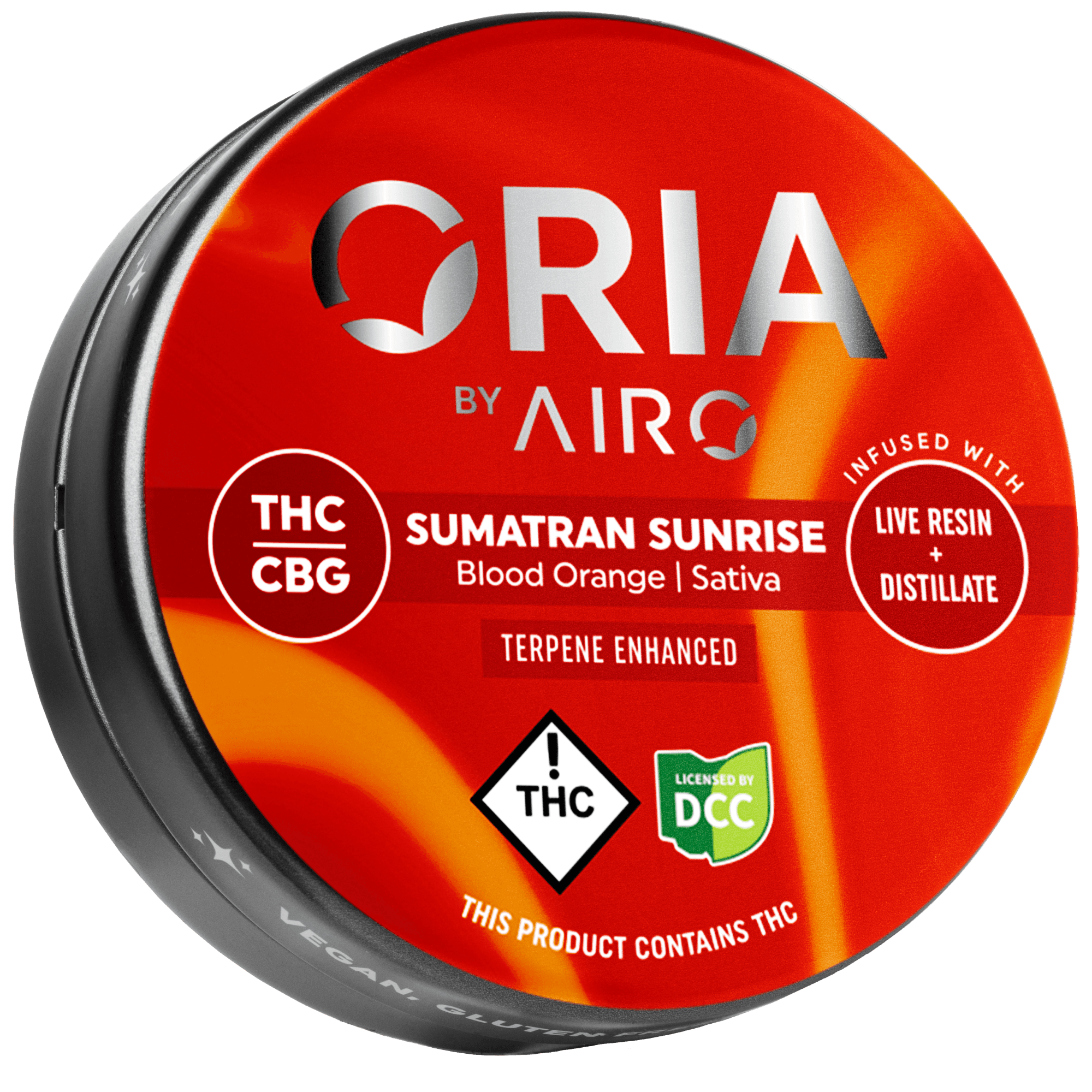 Airo Oria | 10 pack | 2:1 THC:CBG Sumatran Sunrise Gummies