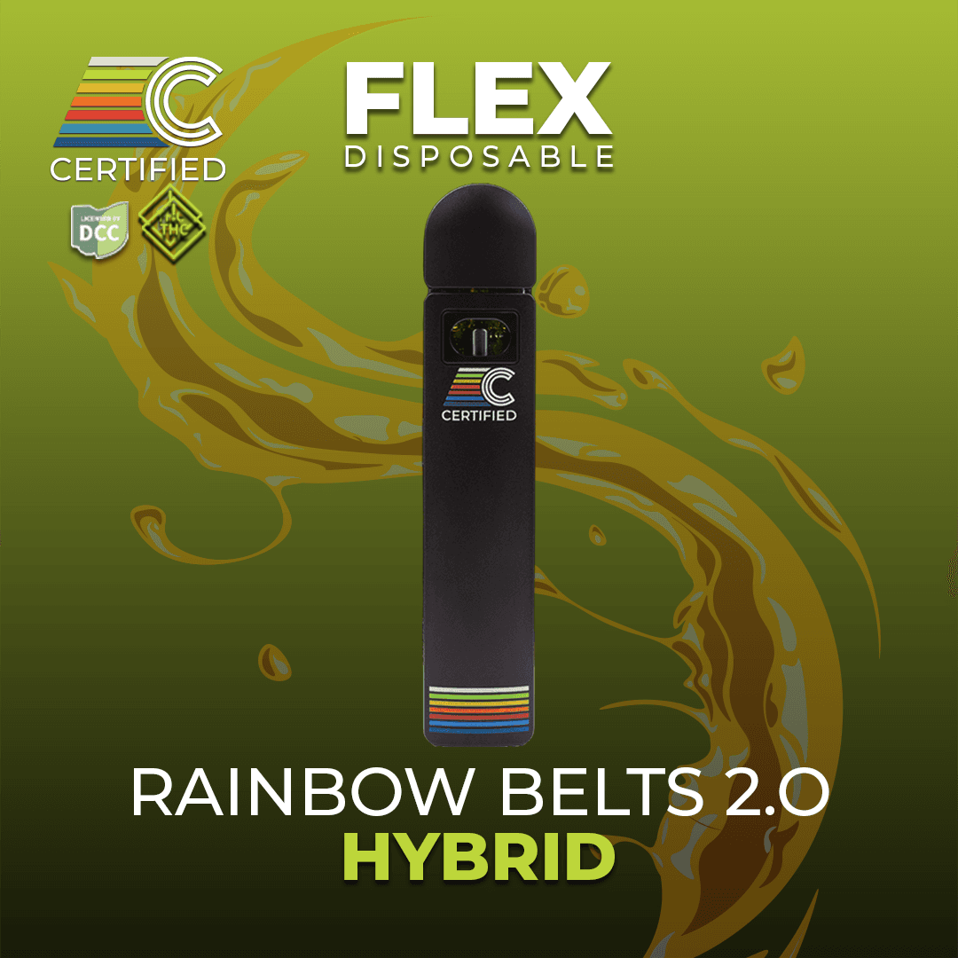 Rainbow Belts 2.0 - FLEX | 1g Distillate Disposable