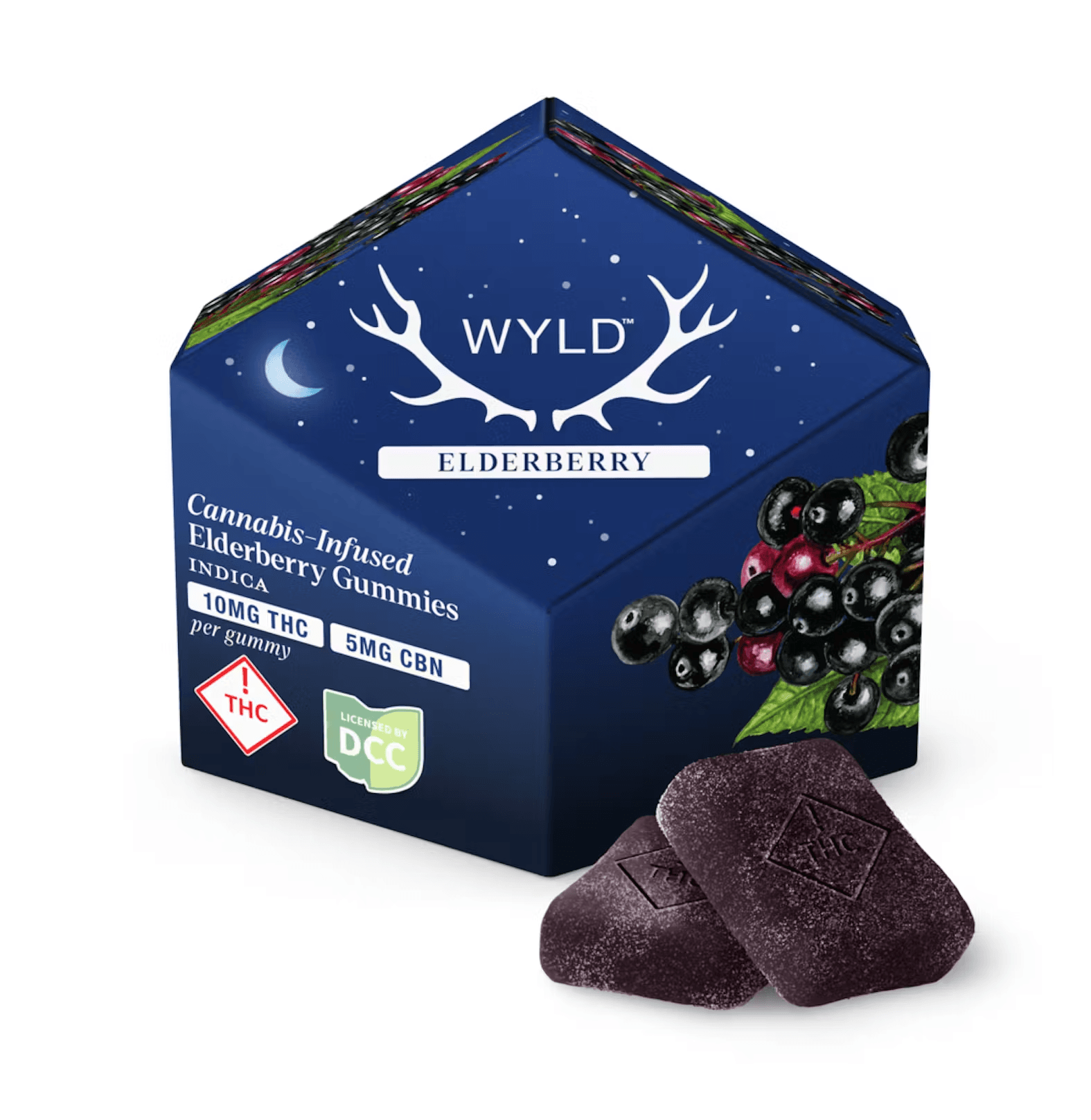 Elderberry 2:1 CBN:THC Gummies (10Pk)