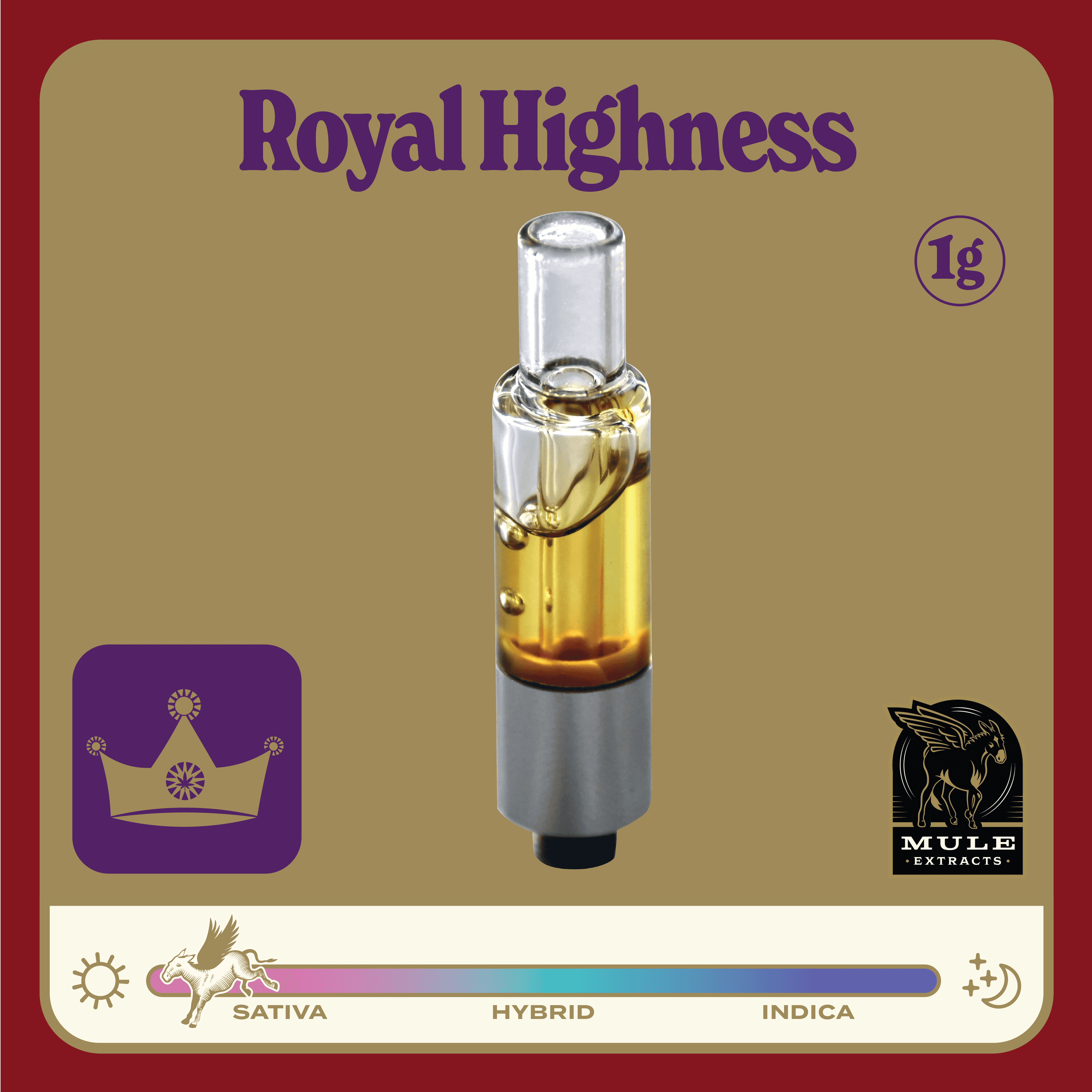Cart Royal Highness 76.6% Sativa