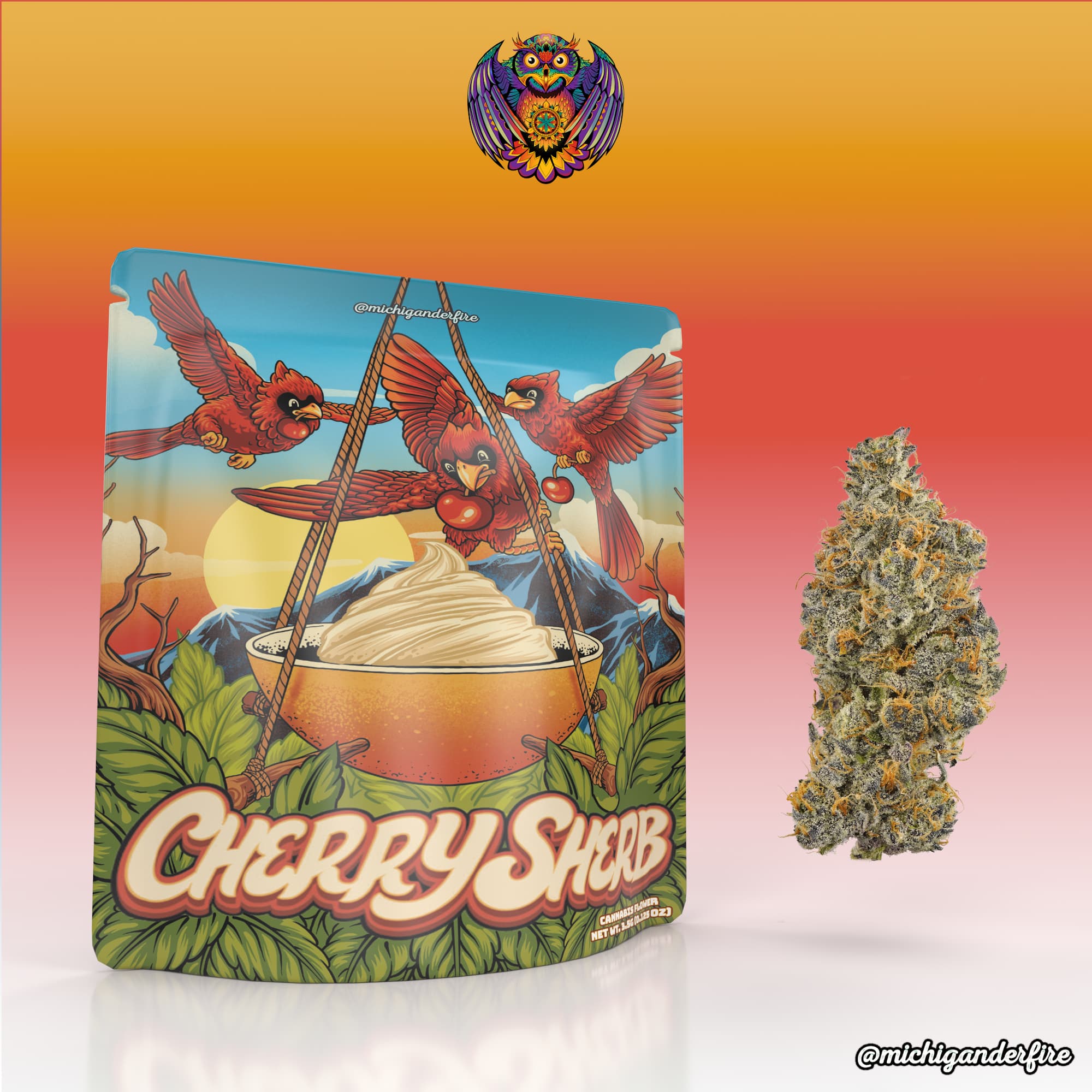 Cherry Sherb 1/8th