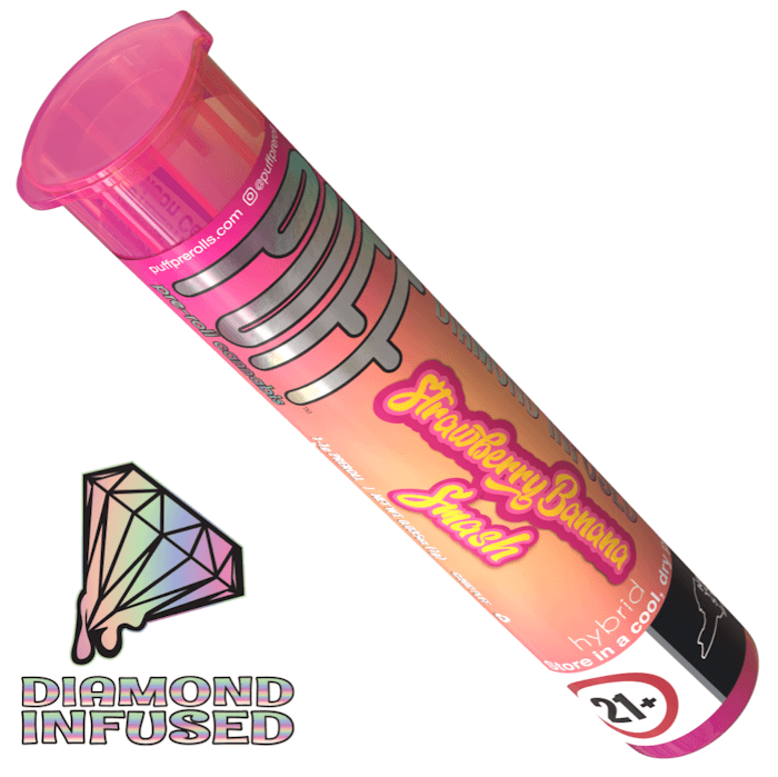 Diamond Infused Preroll Strawberry Banana