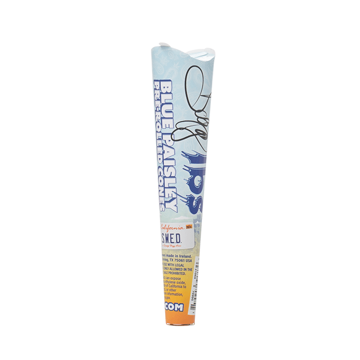 Blue Paisley Rolling Papers King