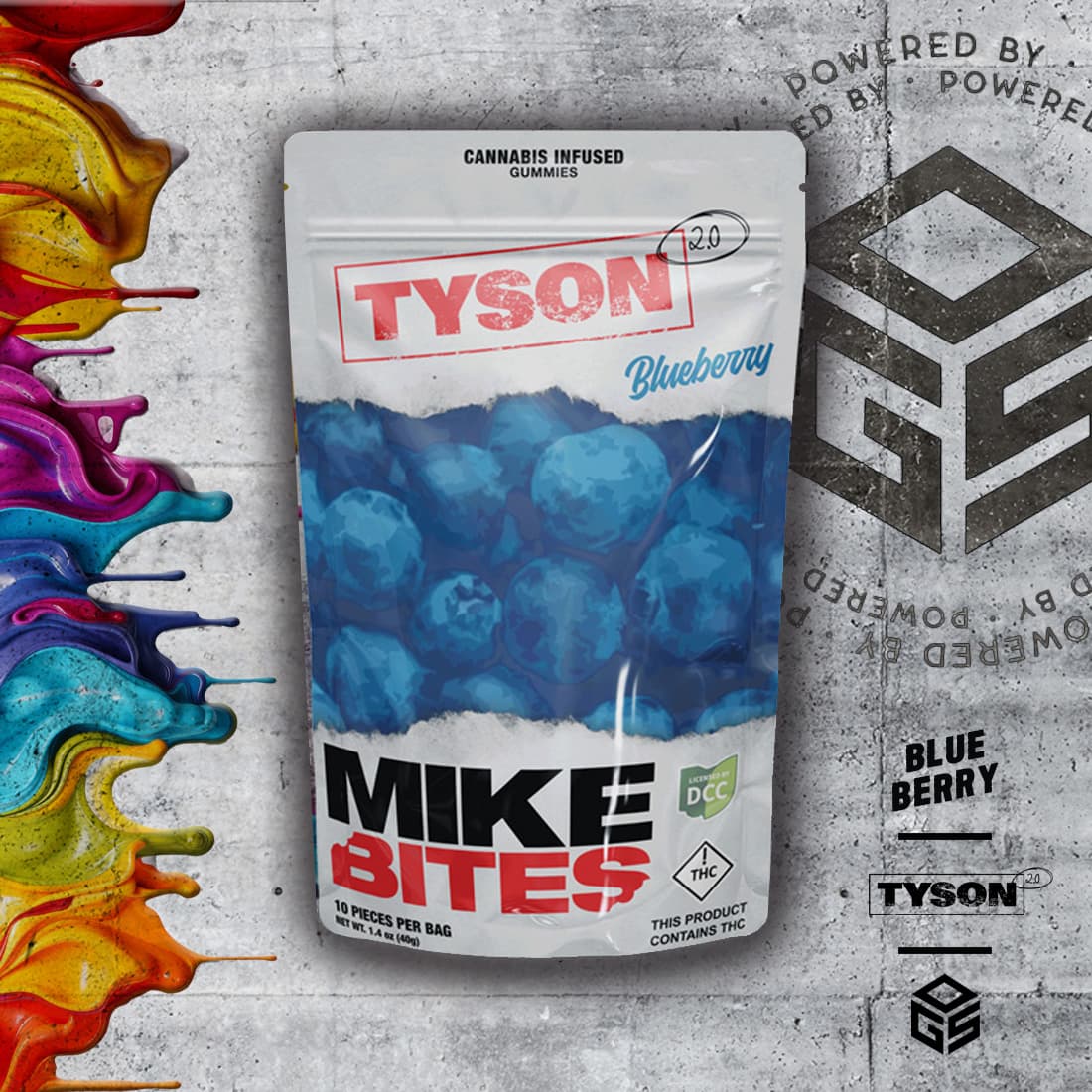 Blueberry Mike Bites (10Pk)