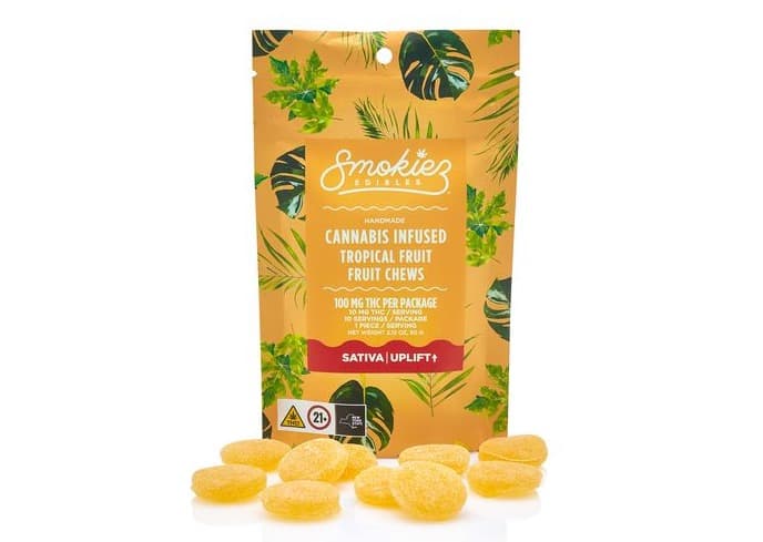 Tropical Fruit Sativa  100mg THC Fruit Chews