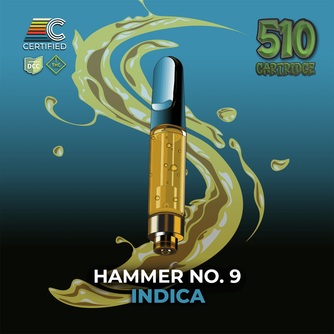 Hammer No. 9 | 1g Distillate Cartridge