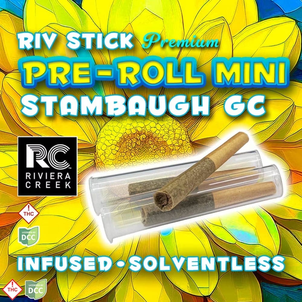 Riviera Creek - Infused - Pre-Roll Minis 3pk - Stambaugh GC - 1g