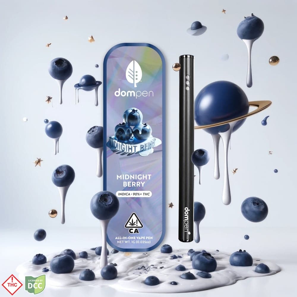 Dompen - 2 Day Midnight Berry Gelato - 1g Vape Pen