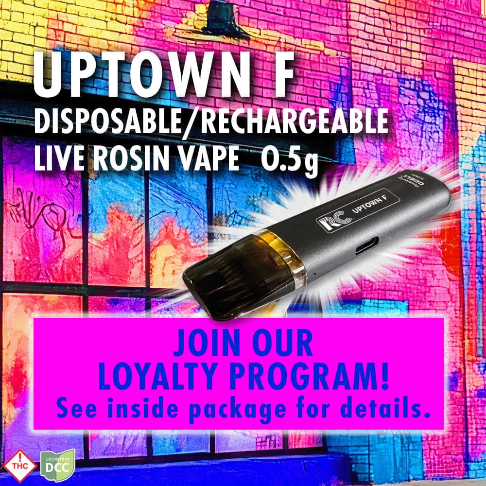 Riviera Creek - Uptown F - 0.5g Live Rosin Vape Pen