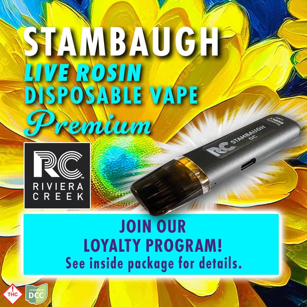 Riviera Creek  Stambaugh GC   Live Rosin Vape Pen