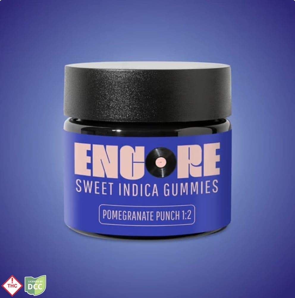Encore - Pomegranate Punch 2:1 THC:CBN Gummies - 10ct - 108mg