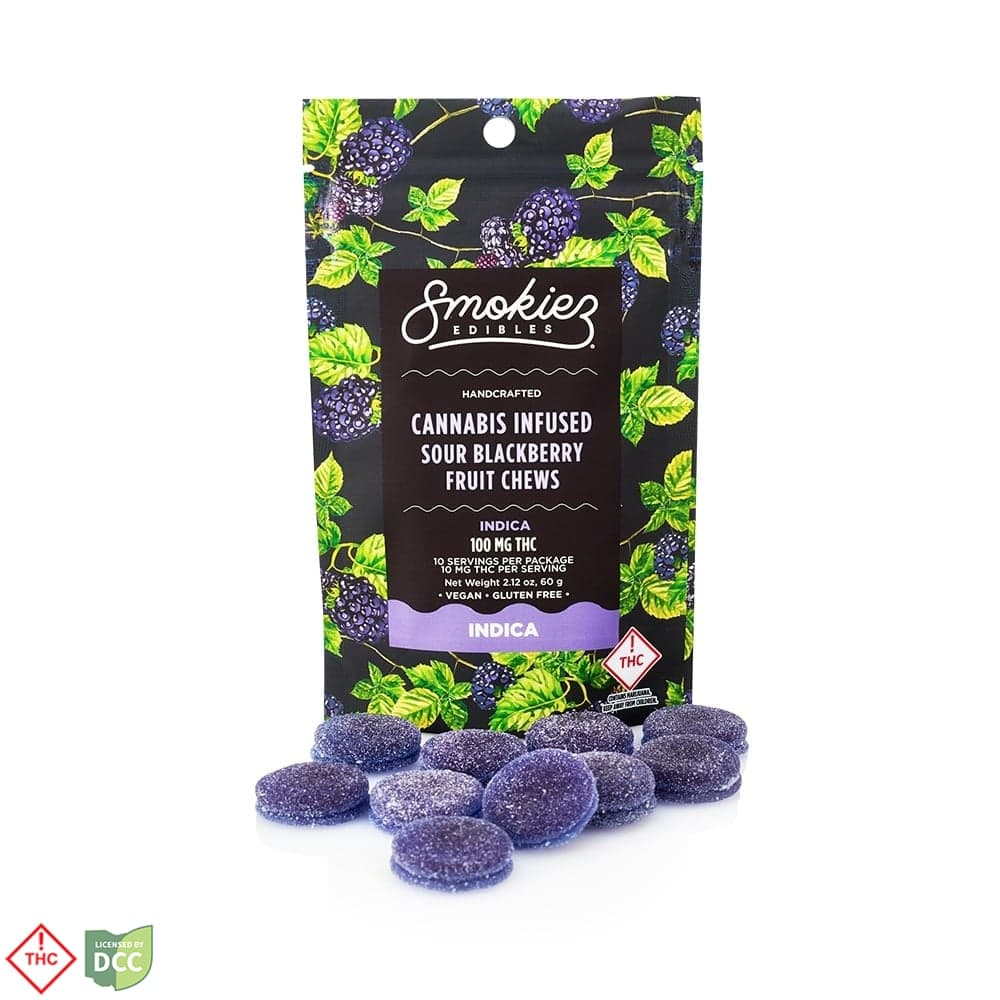 Smokiez | Sour Blackberry | Gummies | 10pk