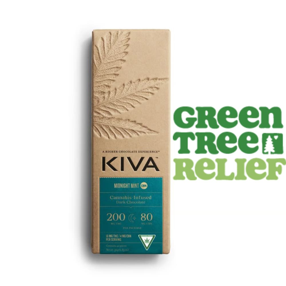 5:2 Midnight Mint Dark Chocolate CBN (200mg THC/80mg CBN)
