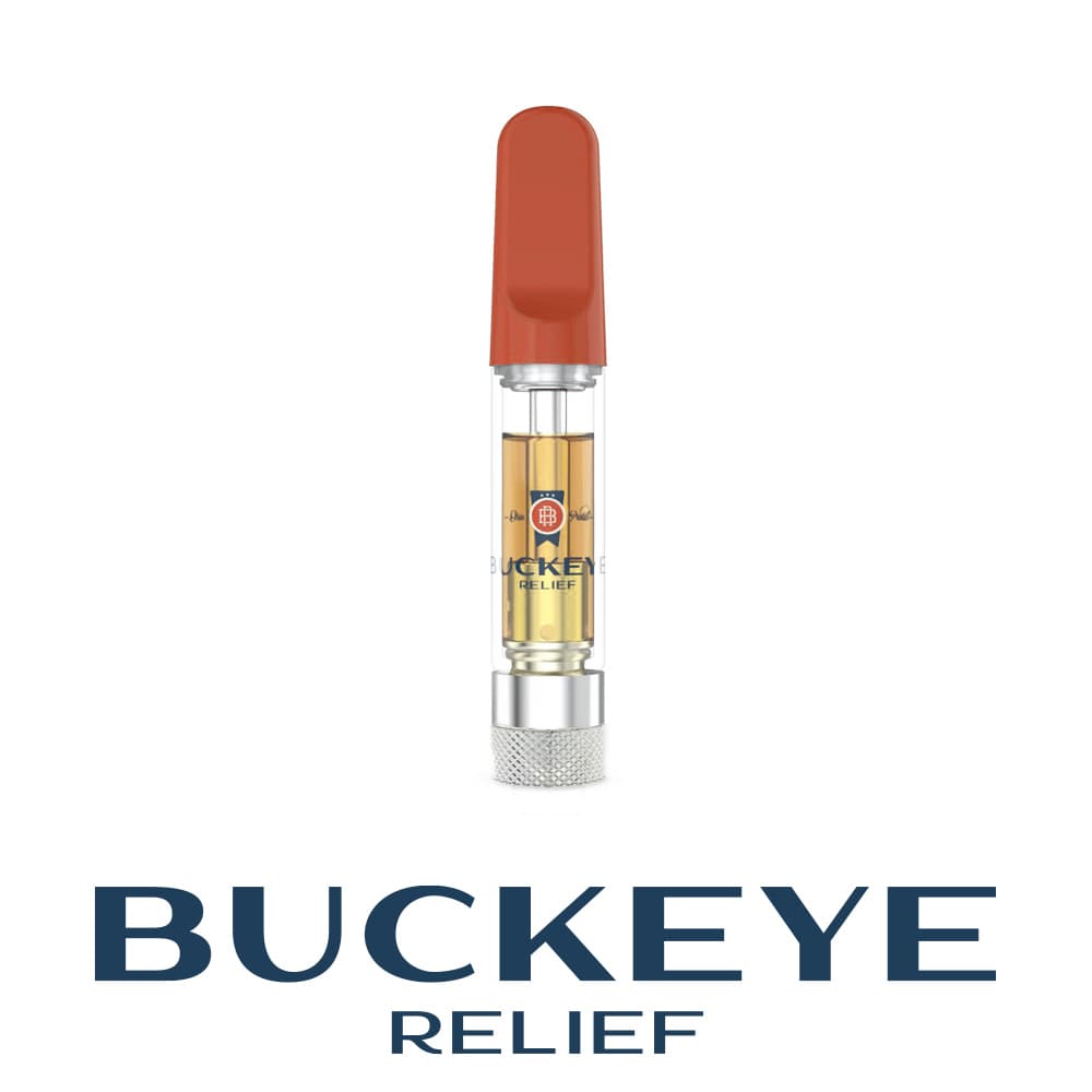 BUCKEYE RELIEF  GARLIC BREATH 2.0  LIVE RESIN CART  INDICA
