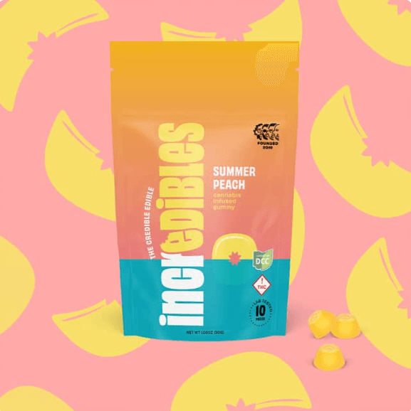 Incredibles - Summer Peach Gummies - 10ct - 100mg